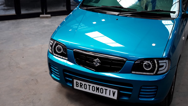 alto repainted in sporty blue