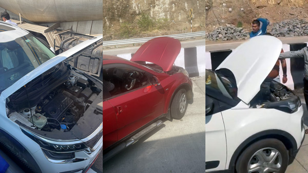 Multiple Car Breakdowns On Mumbai-Pune Expressway