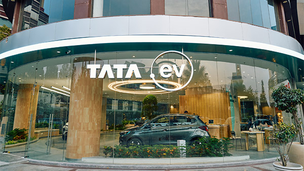 Tata Motors Electric Car Showroom
