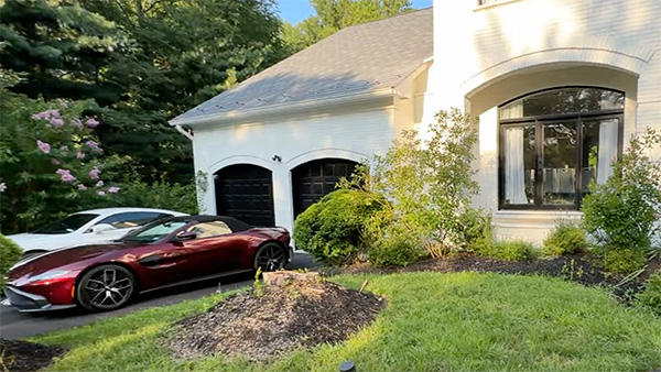 Uber driver luxury car