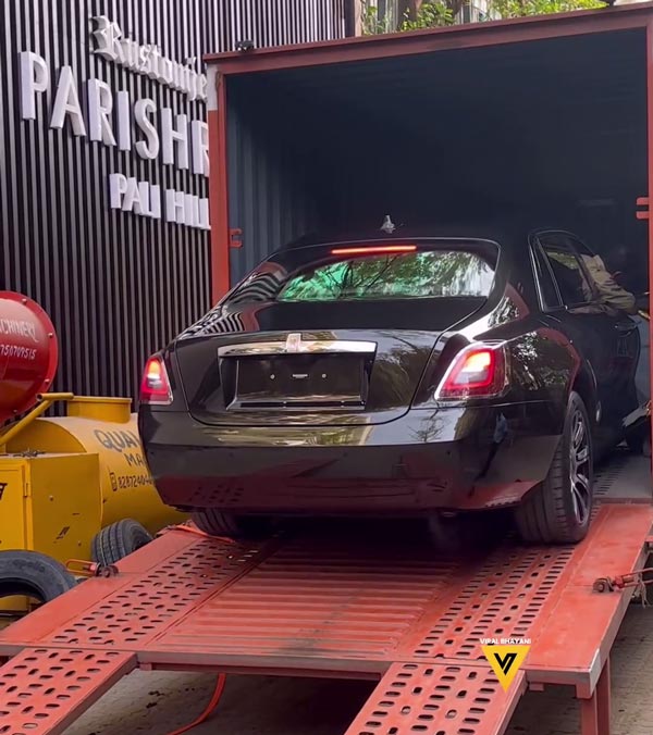 Actor bought rolls royce ghost black badge