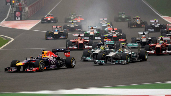 f1 car race in india