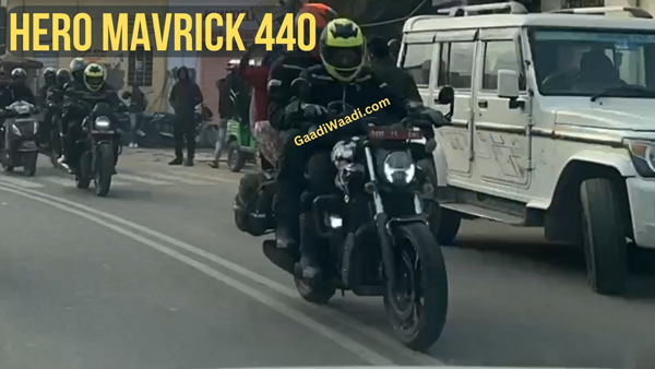 Hero mavrick 440 hd x440 based spied