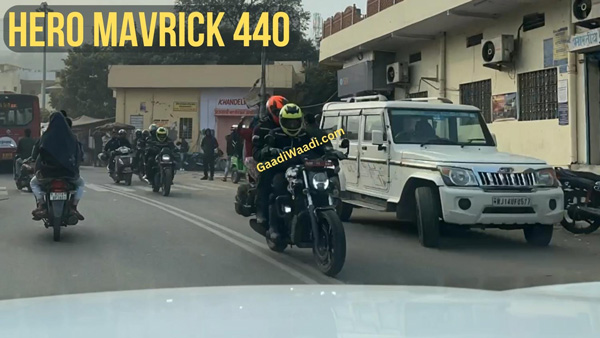 Hero mavrick 440 hd x440 based spied frist time