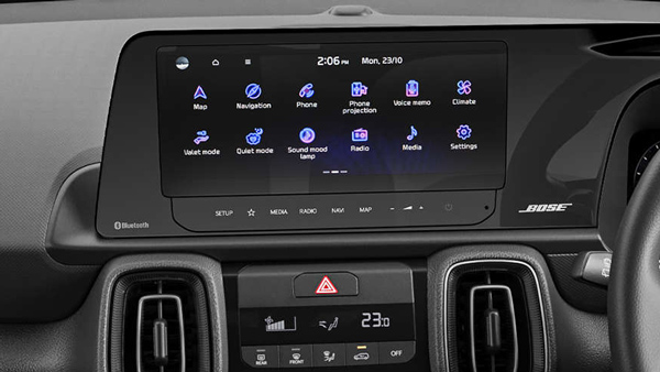  Kia sonet touch screen
