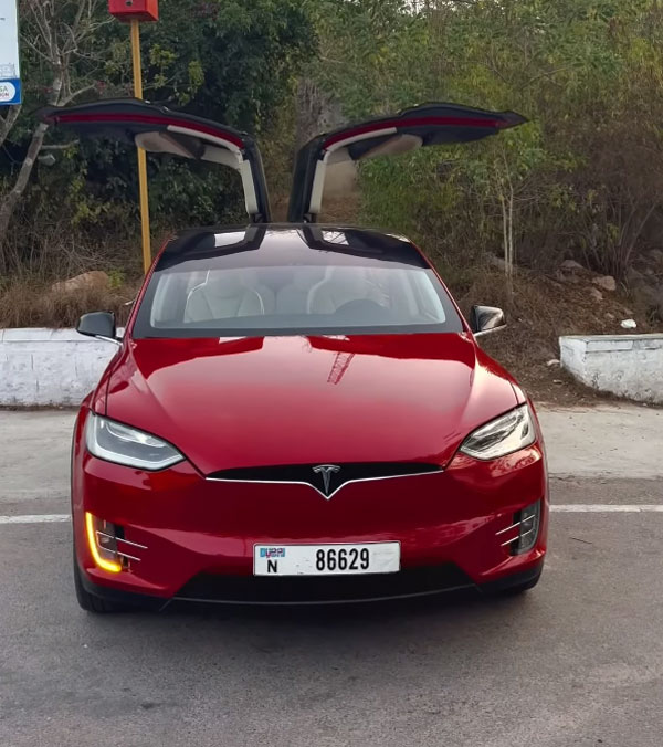tesla model x in mysuru