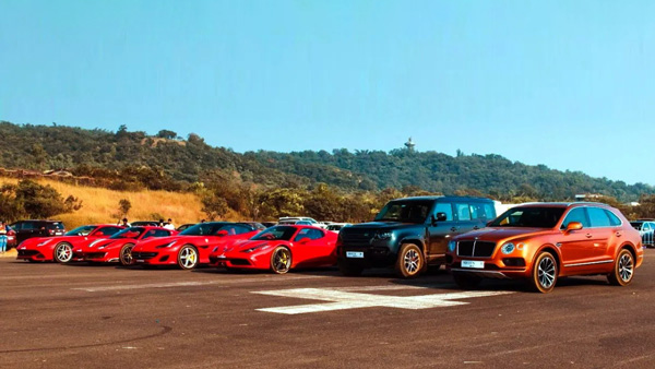 Yohan poonawalla convoy of exotic cars