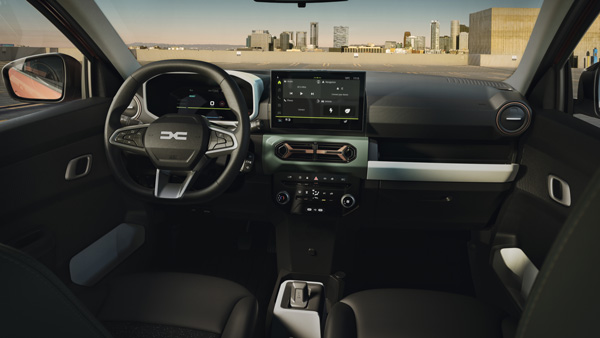 Dacia spring ev interior