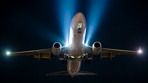 headlights in flights