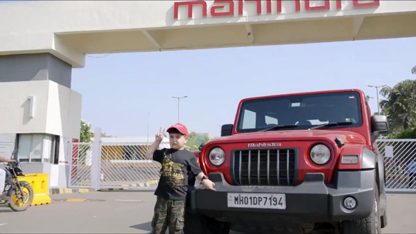 young boy visited mahindra plant young boy visited mahindra plant