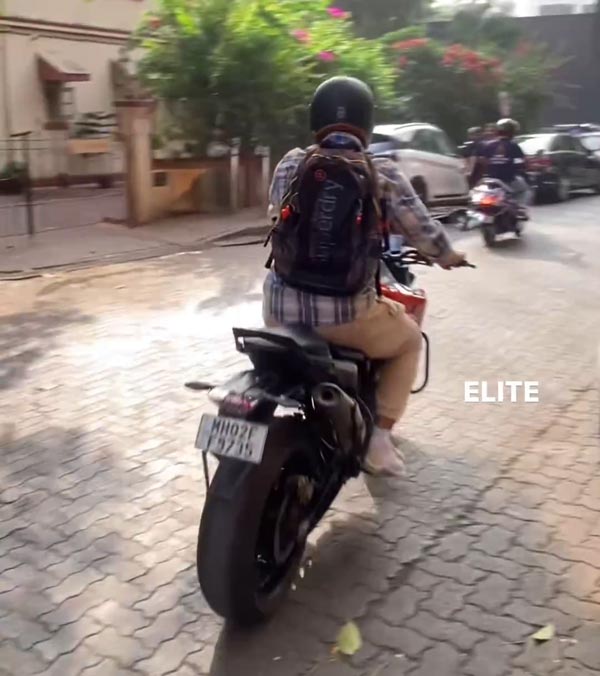 Actor dino morea spotted in costly ktm bike Actor dino morea spotted in costly ktm bike