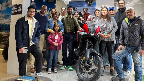 honda nx500 delivery starts