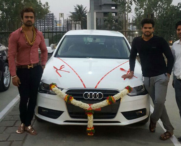 Indian gold mans luxury cars