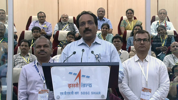 isro gslv f14 launched