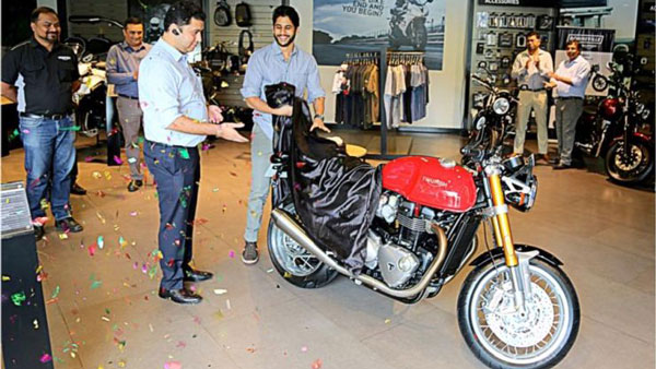car bike of naga chaitanya