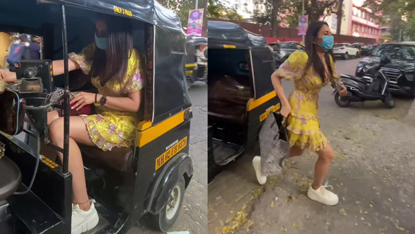 Rakul Preet Singh Auto Ride