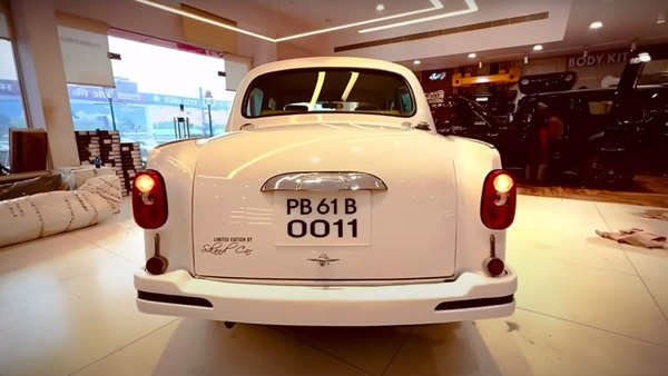 Converted hindustan ambassador rear