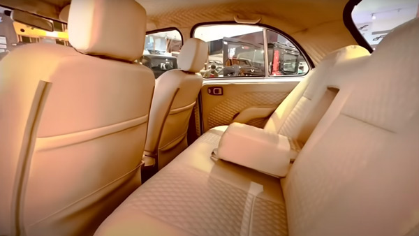 Converted hindustan ambassador seat