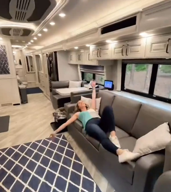 Super luxurious rv sofa