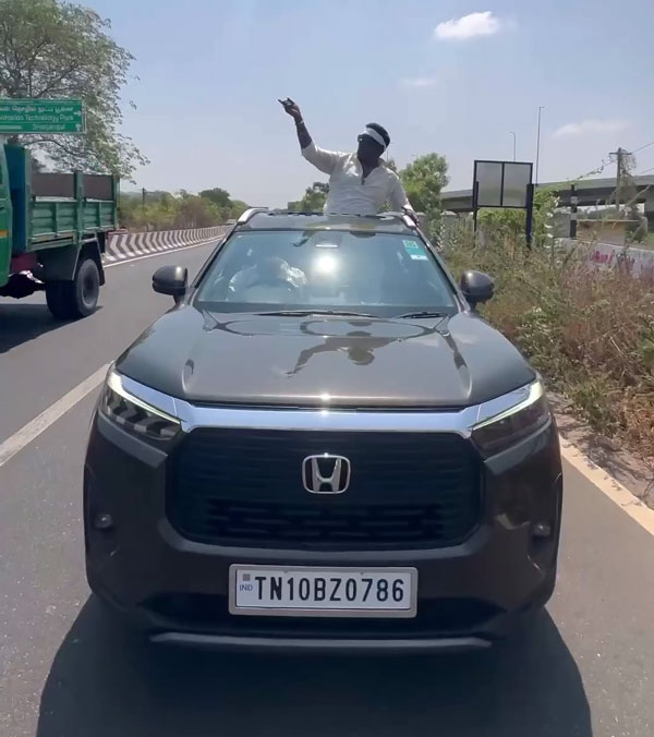 indraja shankar wedding car gift