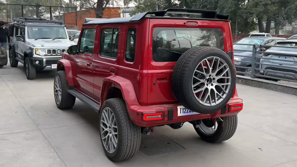 Modified maruti jimny rear