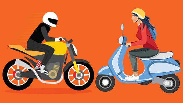 bike vs scooter mileage