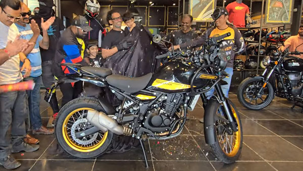 Son Gifts Dad A Royal Enfield Himalayan 450