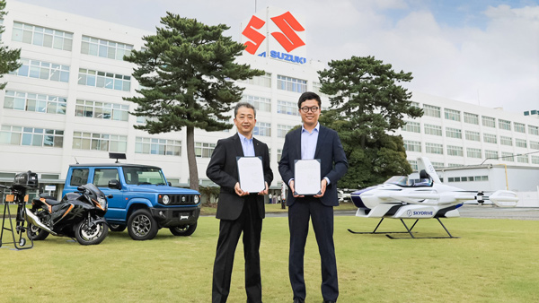 Suzuki partners with skydrive to make flying cars Suzuki partners with skydrive to make flying cars