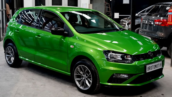 volkswagen polo in java green