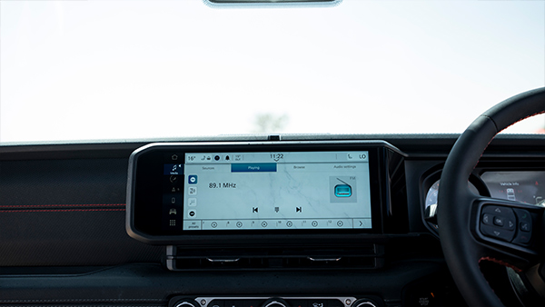Jeep wrangler screen