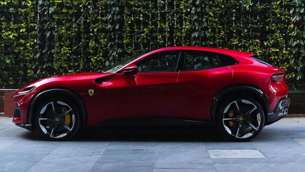 Ambani ferrari purosangue supercar side design Ambani ferrari purosangue supercar side design