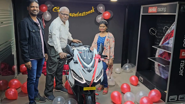 first indian aprilia rs457 customer