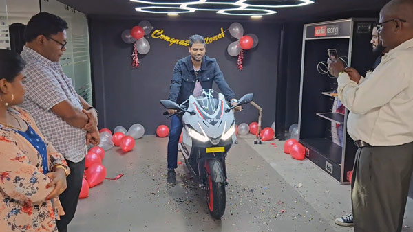 first indian aprilia rs457 customer