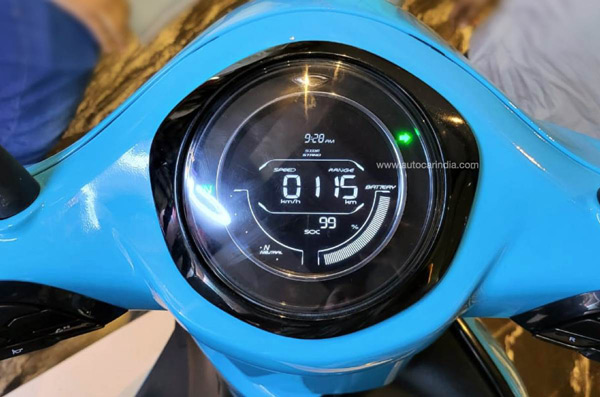 Bajaj chetak instrument cluster