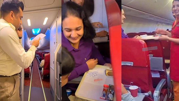 cabin crew got special request