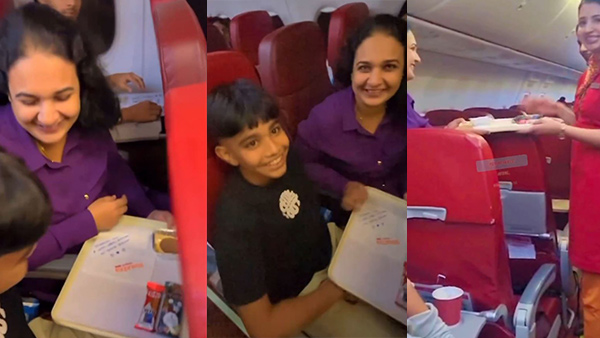 cabin crew got special request