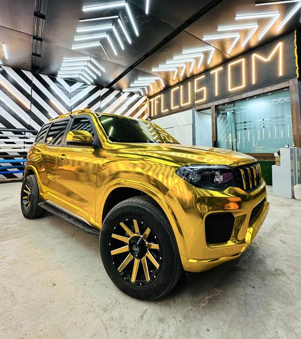 Chrome gold mahindra scorpio n