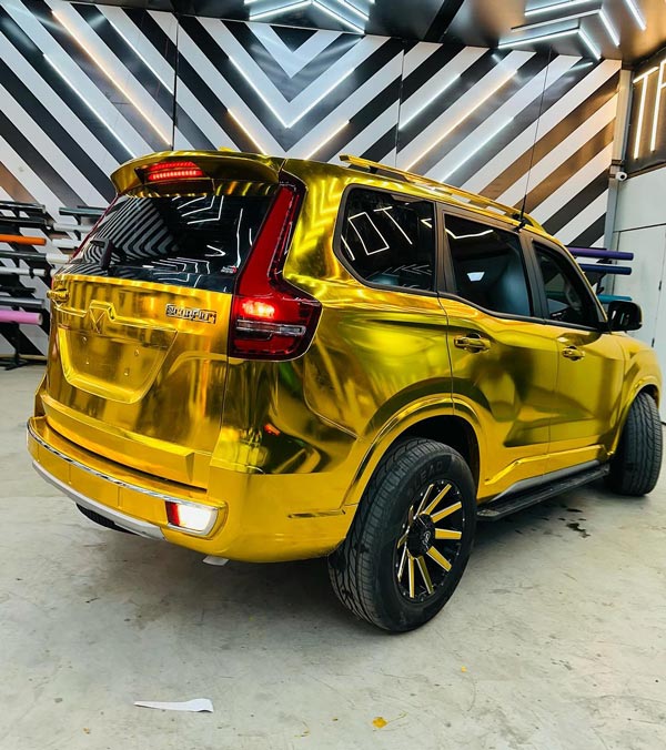 Chrome gold scorpio n rear