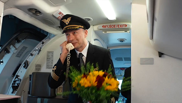 pilot proposal in mid-air