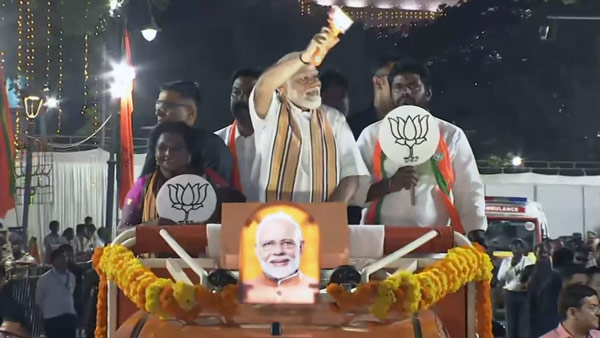 pm modi chennai road show