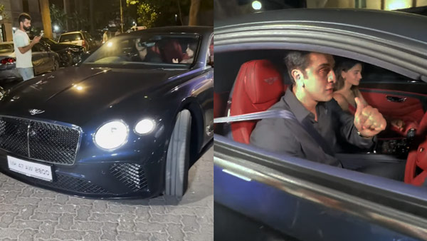 Aliya ranbir bentley continental gt car