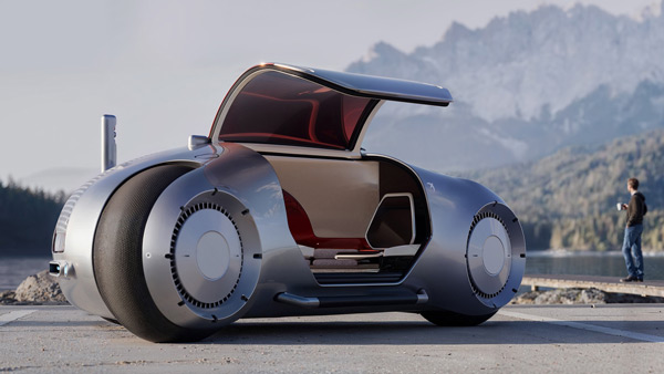 Schlafmobil swift pod autonomes ev side view