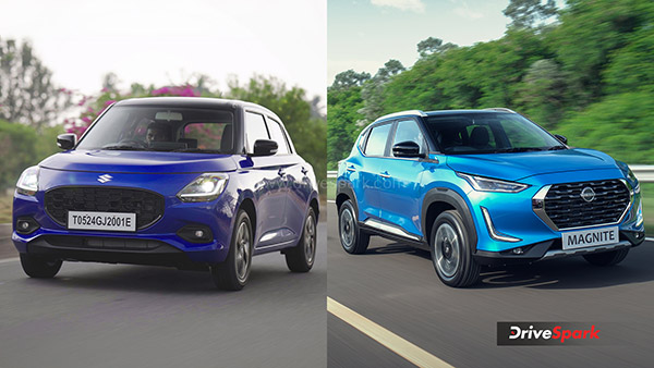 maruti suzuki swift vs nissan magnite