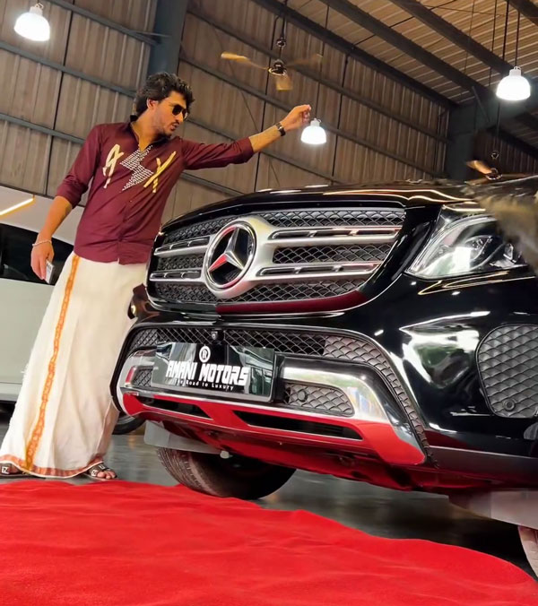 akhil marar buys mercedes-benz gls350
