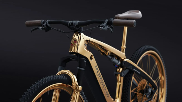 caviar gold plated bike