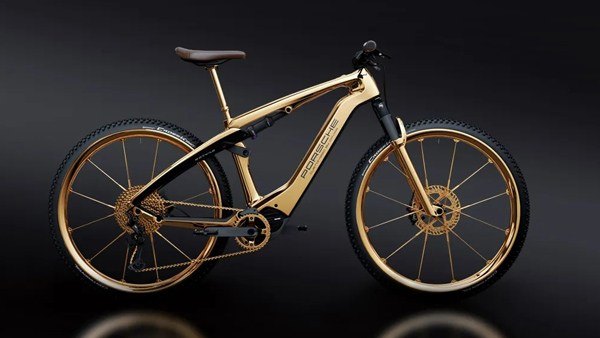 caviar gold plated bike