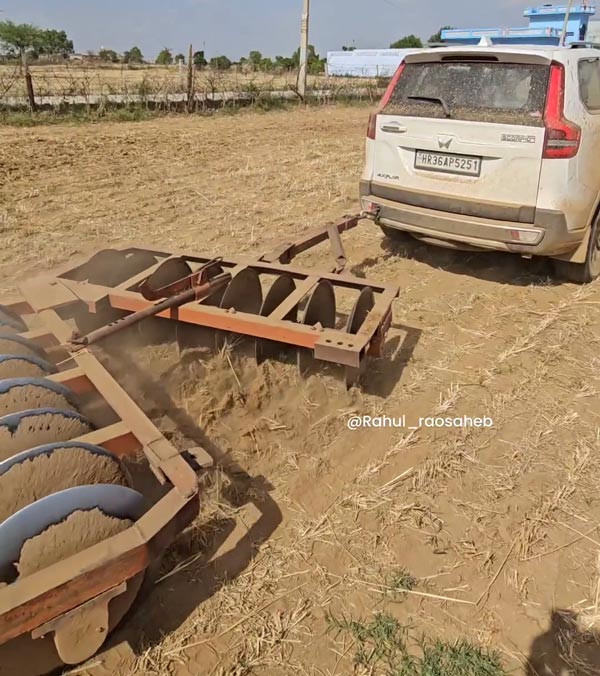 scorpio-n car used for ploughs
