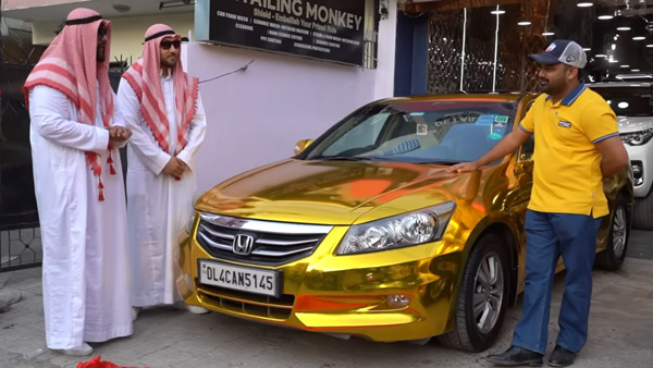 golden wrapped cars for sales