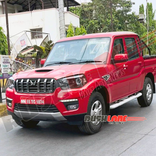 mahindra scorpio pick-up truck spotted