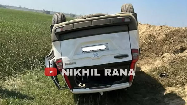 mahindra scorpio-n rollover accident